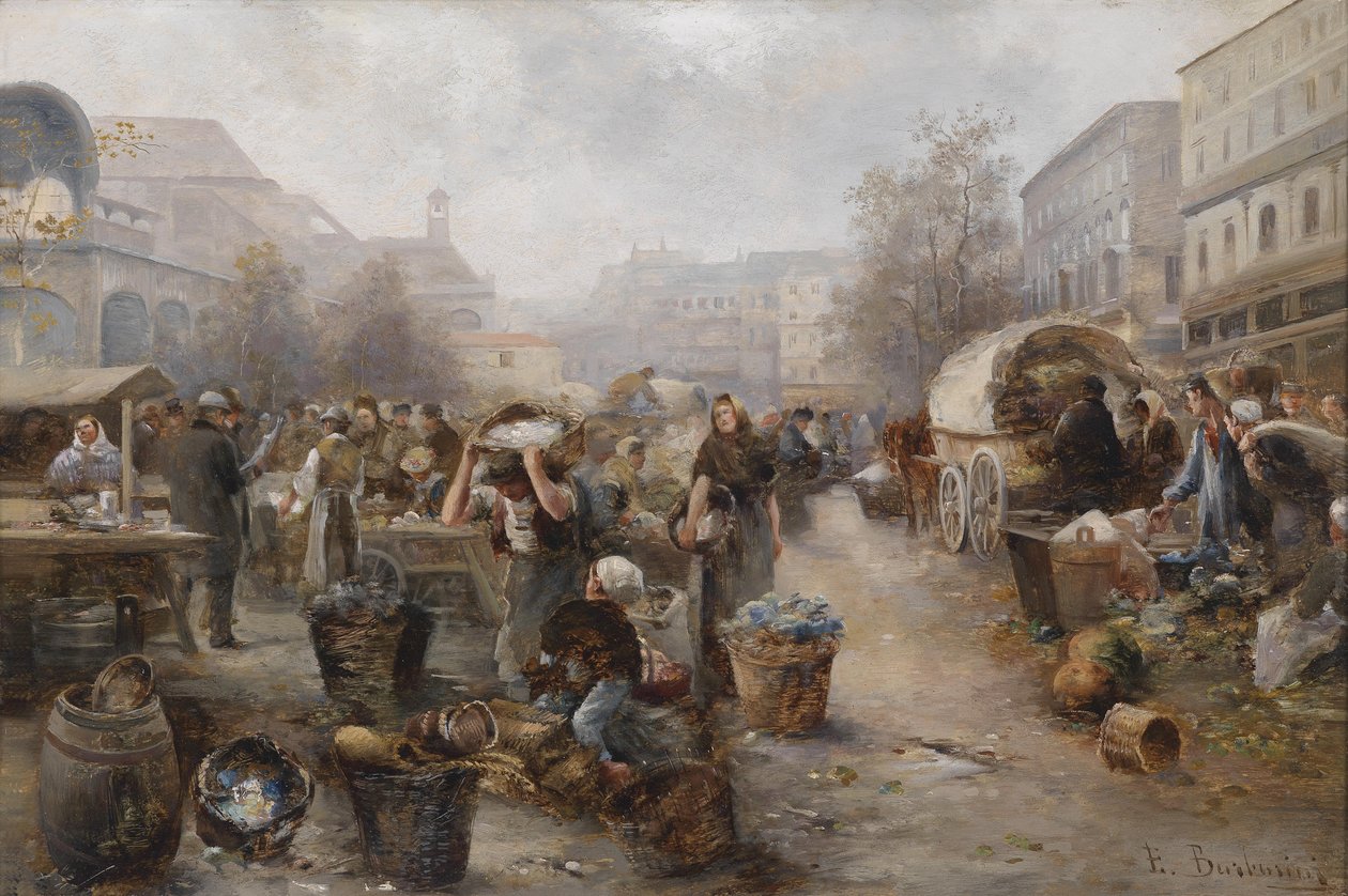Jour de marché - Emil Barbarini