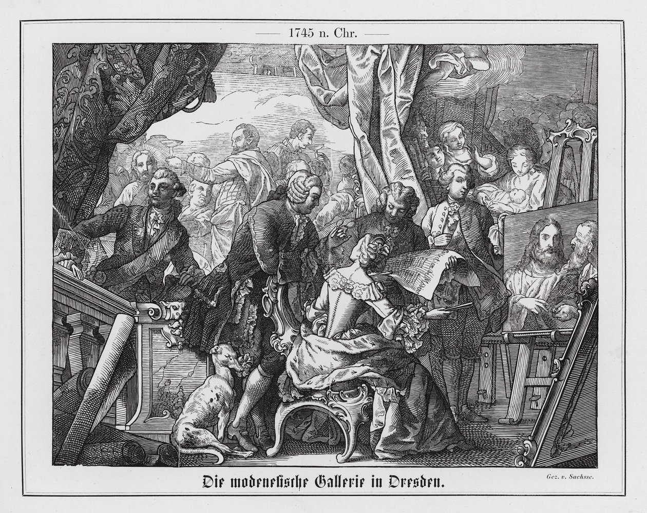 La galerie à la mode de Dresde - Emil Eugen Sachsse