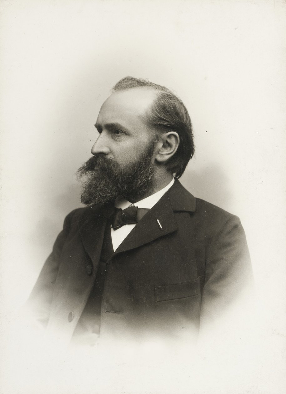Portrait du compositeur et organiste Otto Malling 1848-1915 - Emil Hohlenberg