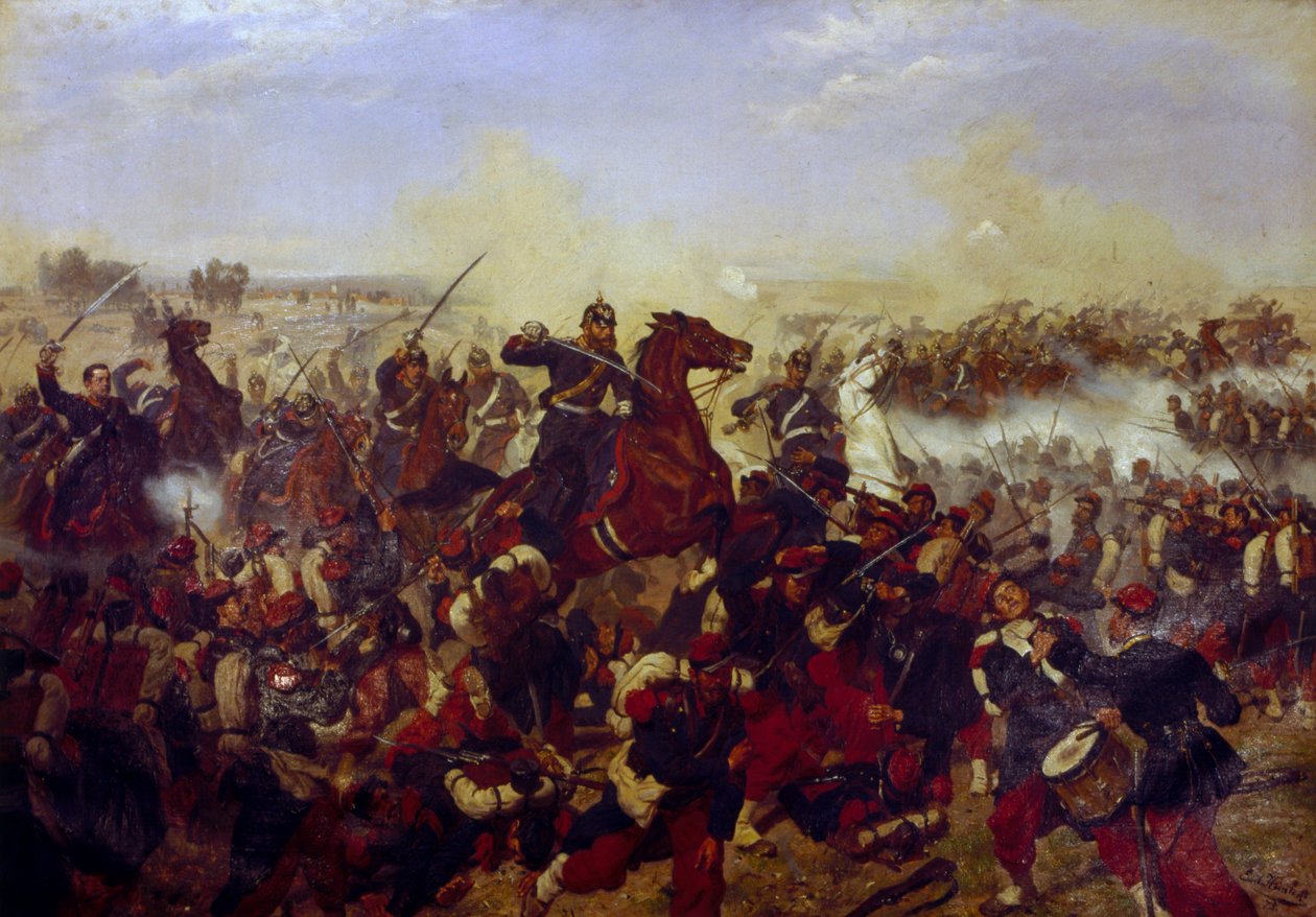 La bataille de Mars-la-Tour le 16 août 1870, 1878 - Emil Huenten