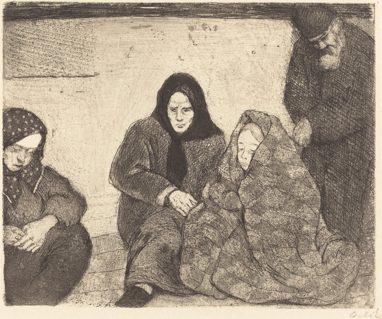 Émigrants - Emil Orlik