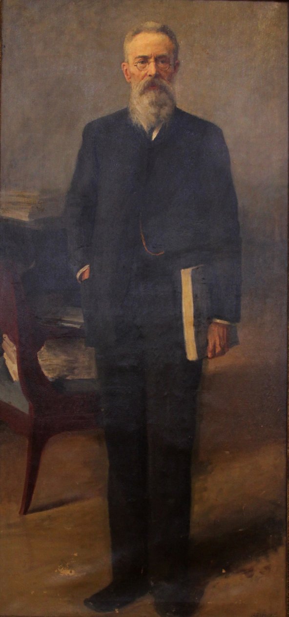 Portrait du compositeur Nikolaï Rimski-Korsakov - Emil Oskarovich Wisel