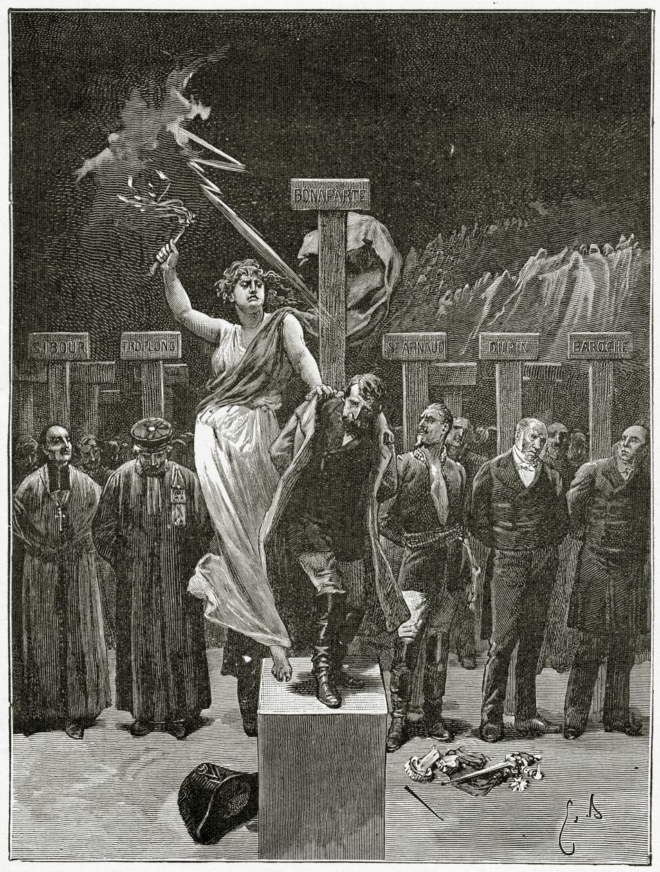 Les Châtiments, 19ème siècle - Emile Antoine Bayard