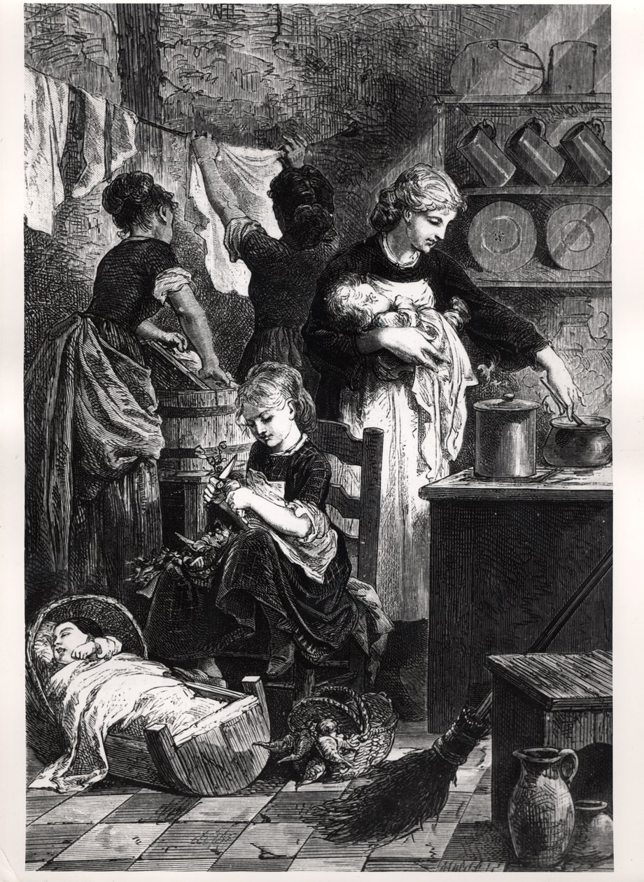 Blanchisseuses en Amérique - Emile Antoine Bayard