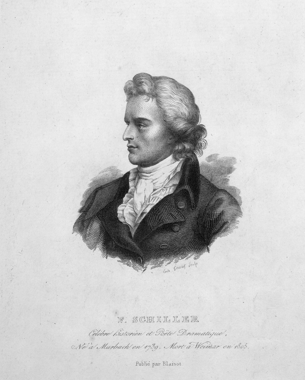 Friedrich Schiller (1759-1805) - Emile Giroux