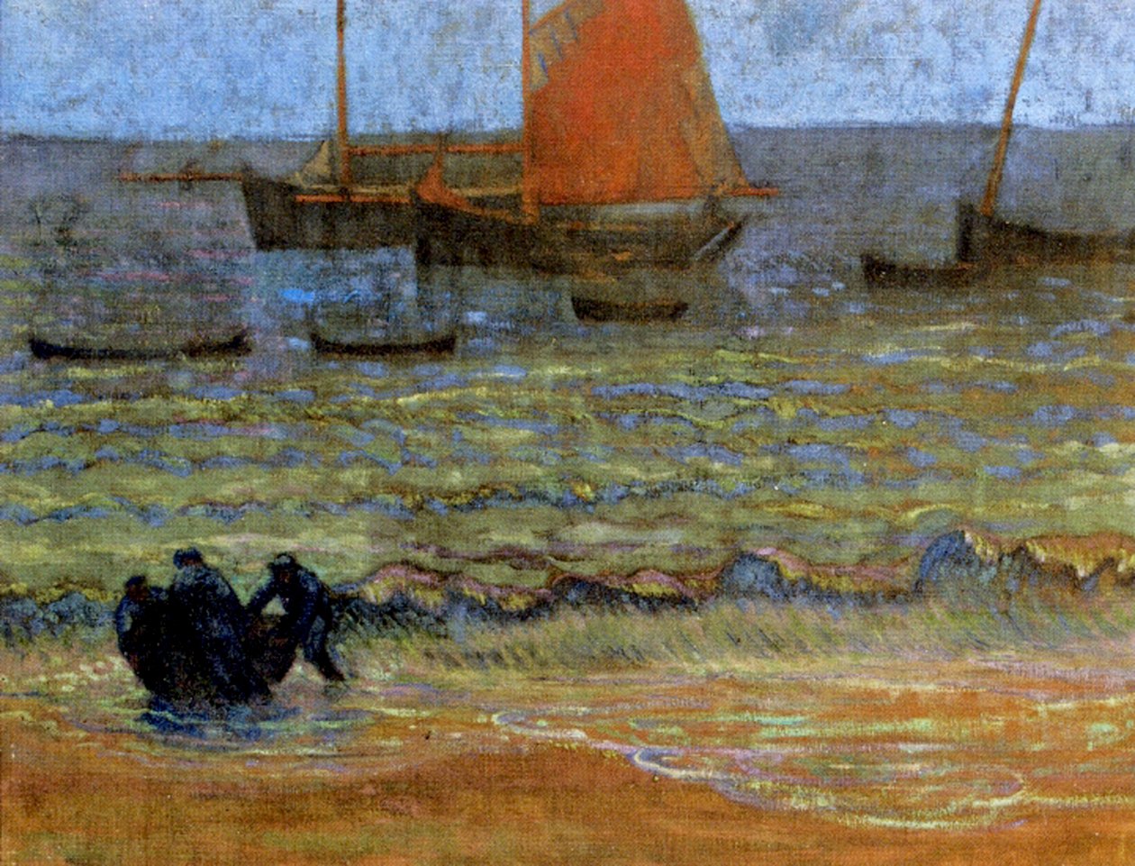 Rivage de Bretagne, vers 1890-92 - Emile Jourdan