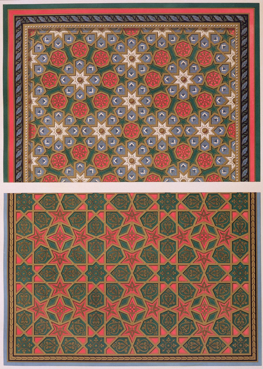 Exemples de décorations de plafond, de 