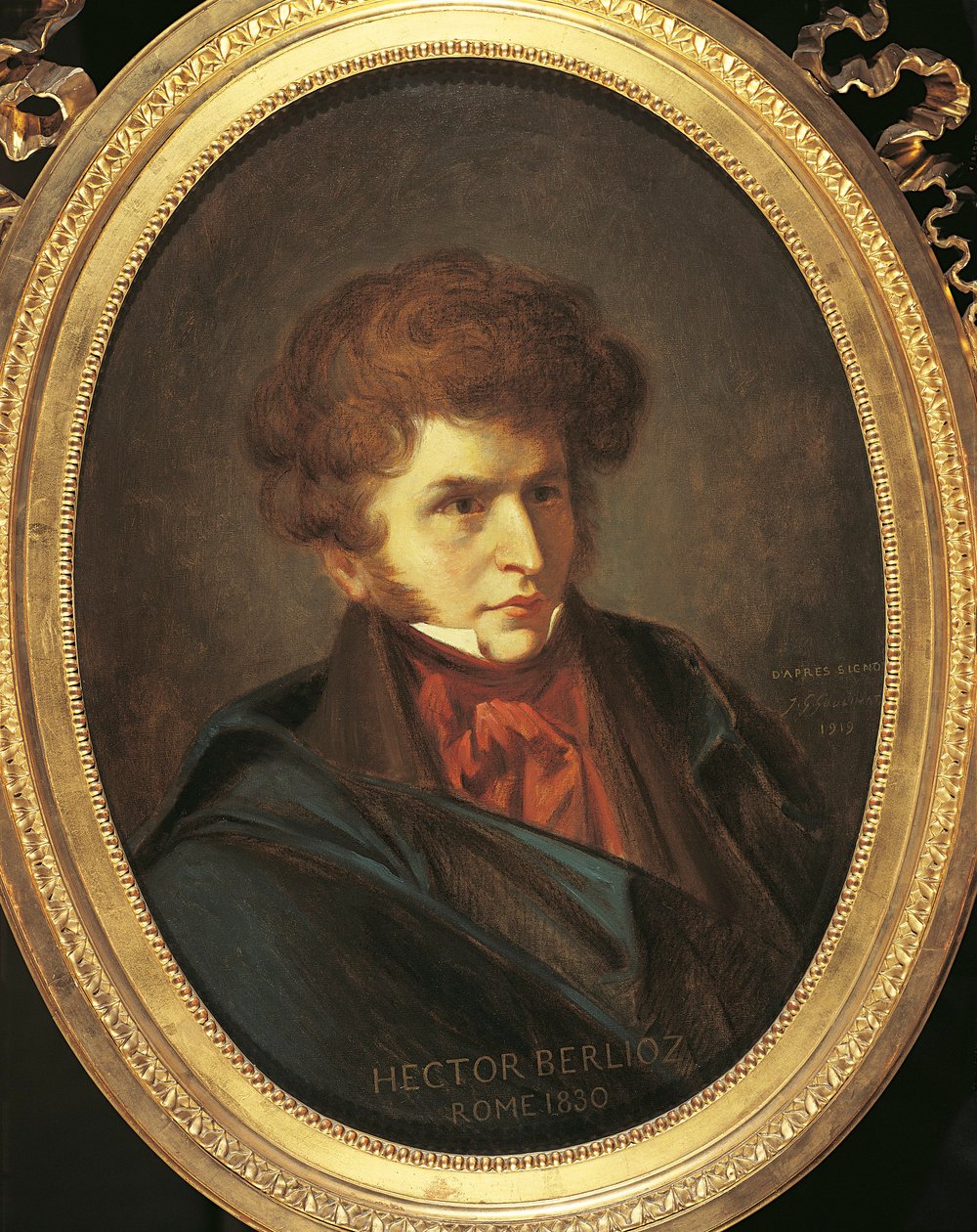 Portrait d'Hector Berlioz | Emile (after) Signol