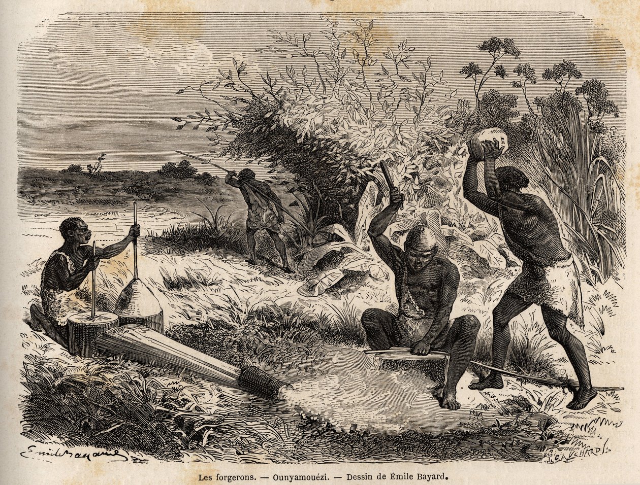 Les forgerons, dans l