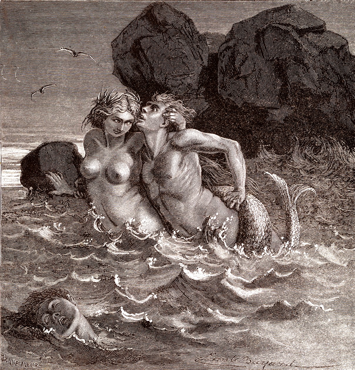 La sirène - Emile Antoine Bayard