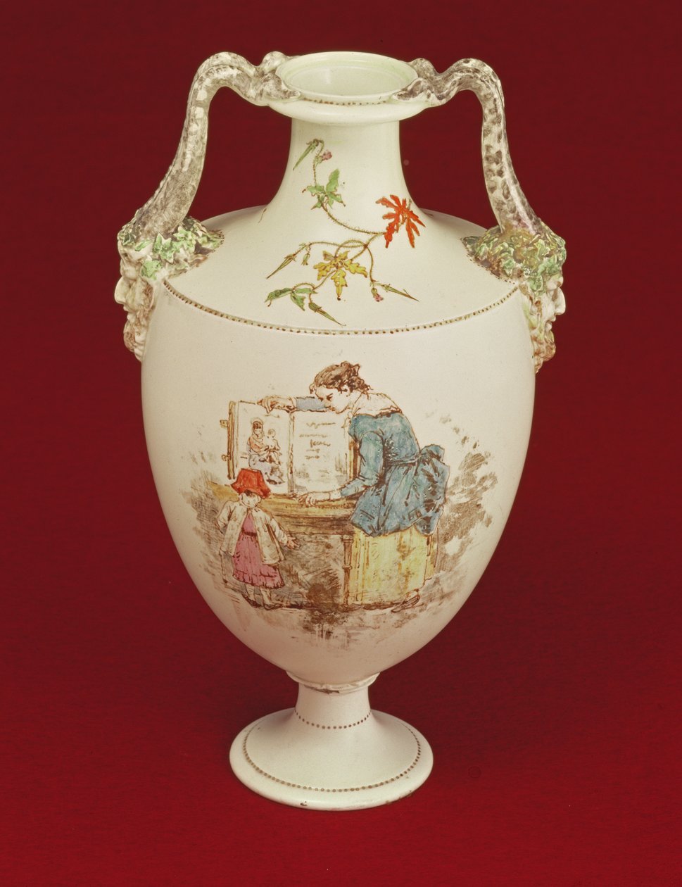 Vase Wedgwood, fin du XIXe siècle - Emile Aubert Lessore