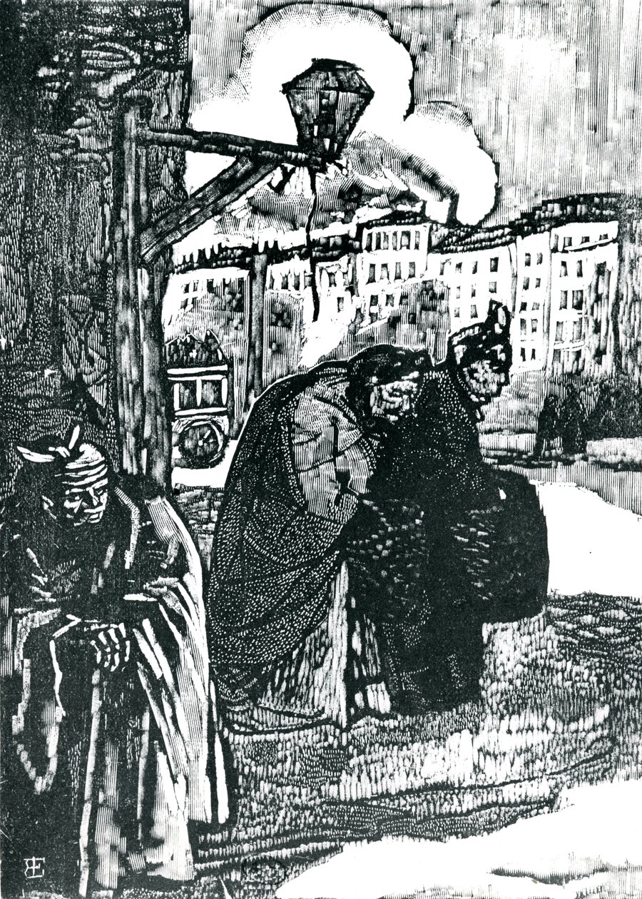 Illustration pour les Poèmes de Charles Baudelaire (1821-67) - Emile Bernard