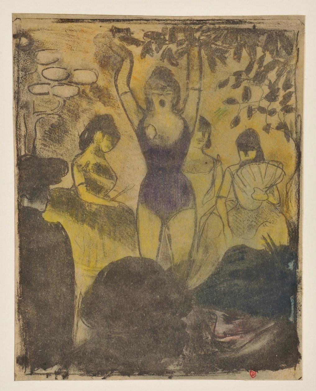 Die Sängerin des Café-Konzerts (zweiter Zustand) - Emile Bernard