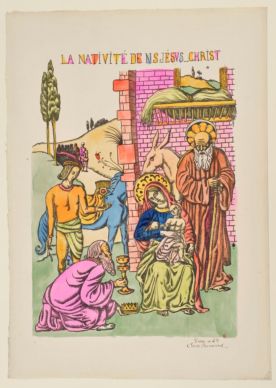 Die Geburt Jesu Christi - Emile Bernard