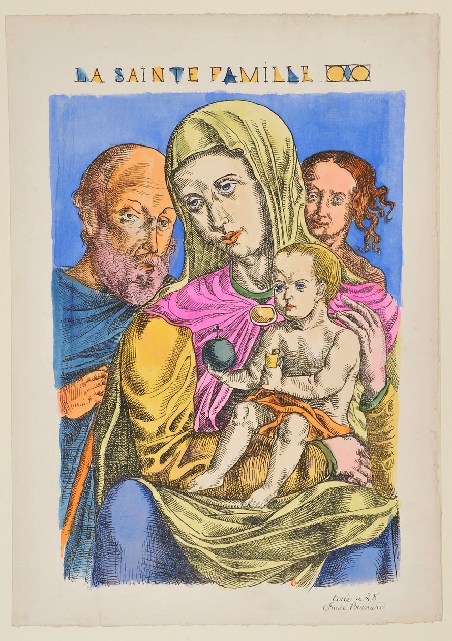 La Sainte Famille - Emile Bernard