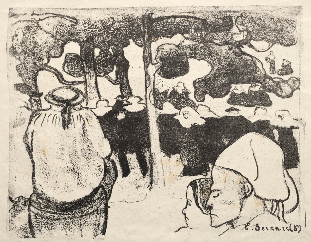 Les Bretonneries : La Noce en Bretagne - Emile Bernard
