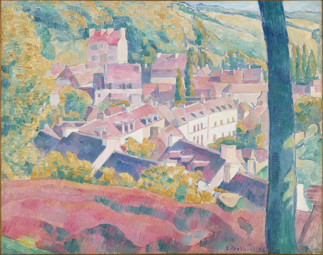 Pont-Aven vu depuis le Bois d
