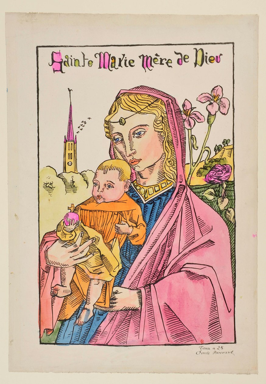 Sainte Marie Mère de Dieu avec le lys - Emile Bernard