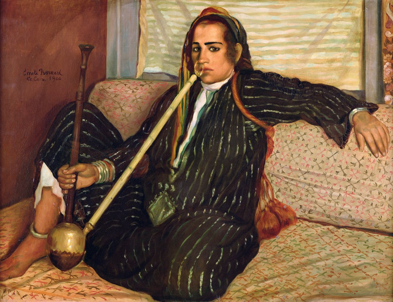 Fumer du haschich, 1900 - Emile Bernard