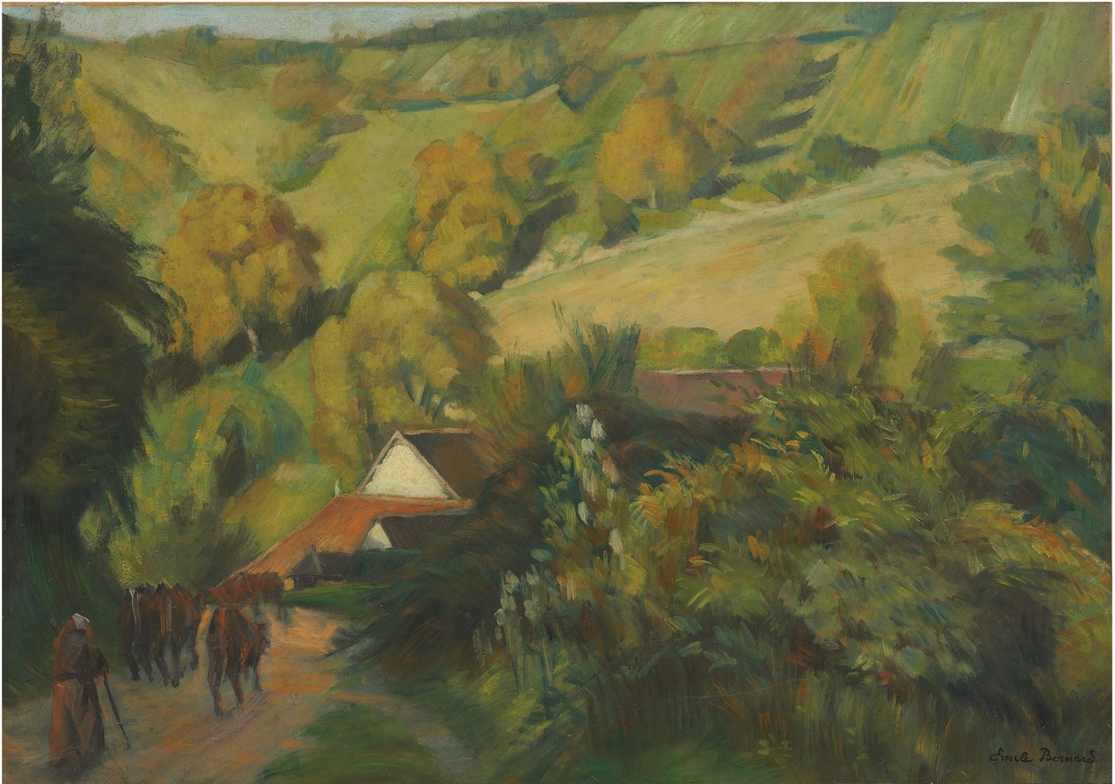 La Descente à Molosmes - Emile Bernard