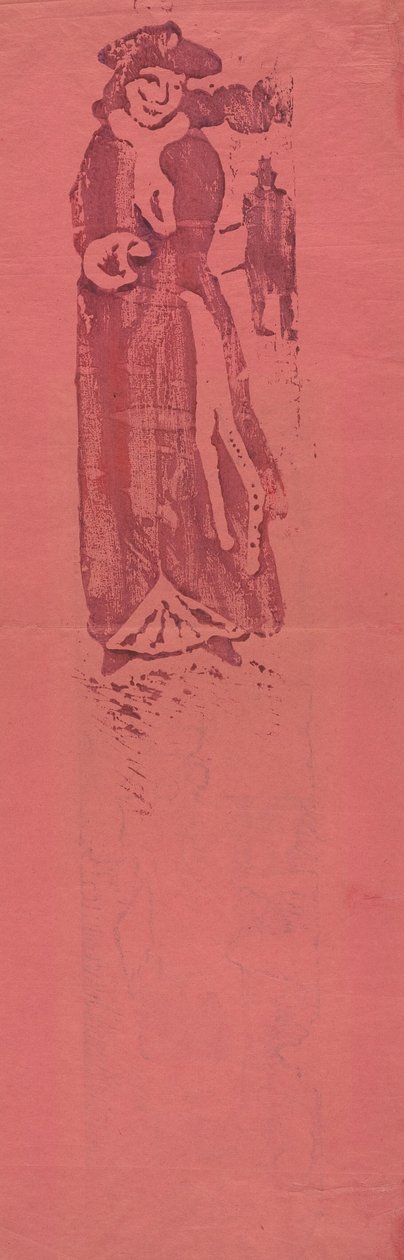 Frau mit Muff (La Dame au Manchon) - Emile Bernard
