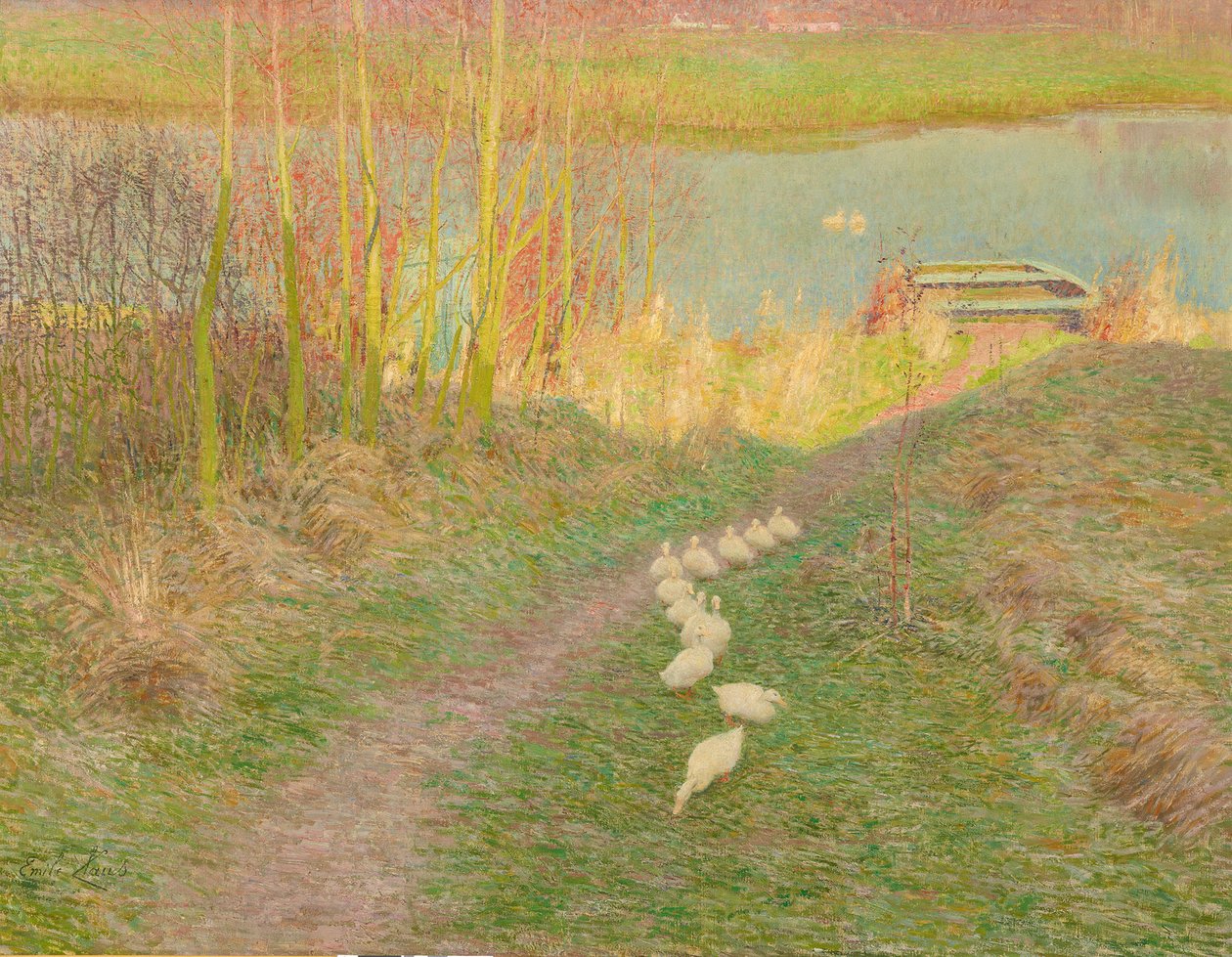 Matin de février (Le gué) - Emile Claus