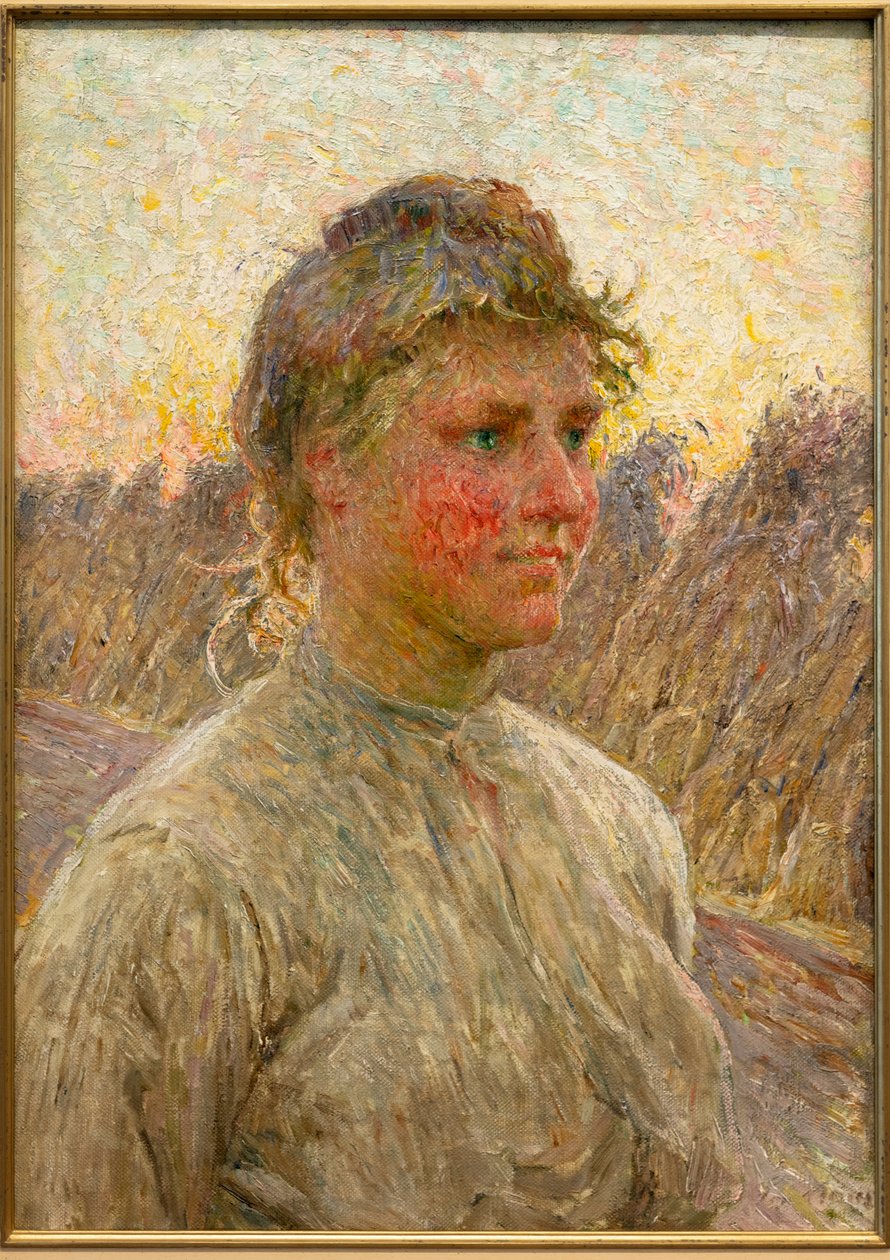 Jeune femme de fermier - Emile Claus
