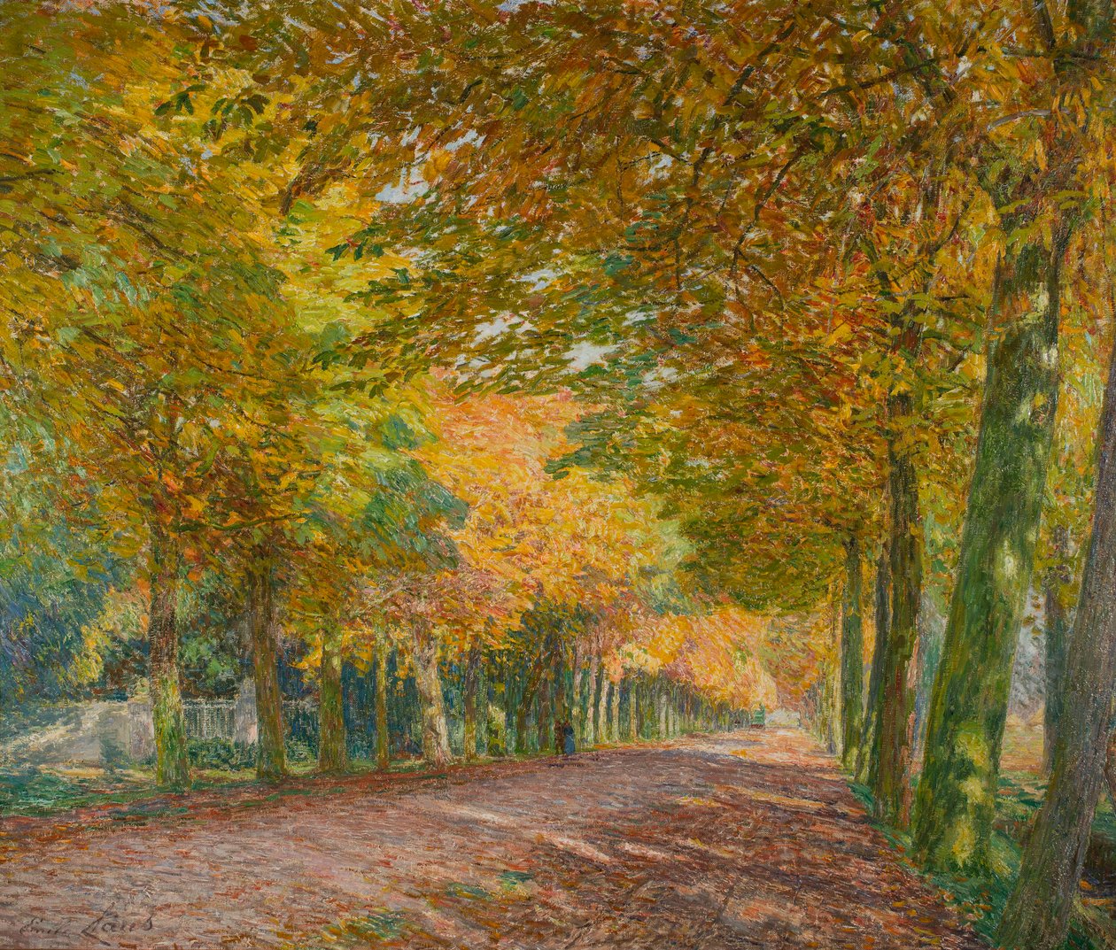 Allée ensoleillée - Emile Claus