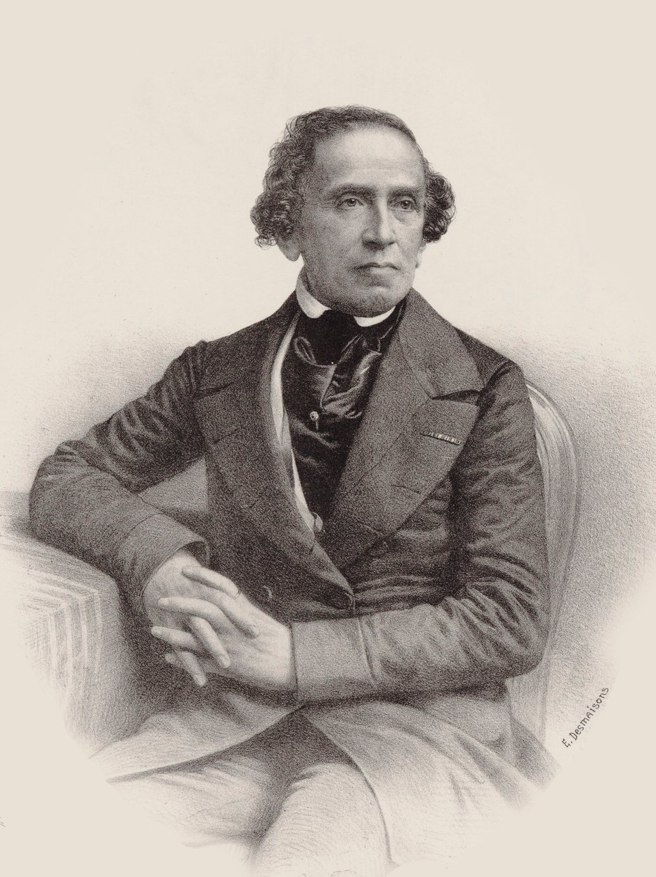 Portrait du compositeur Giacomo Meyerbeer 1791-1864, 1857 - Emile Desmaisons