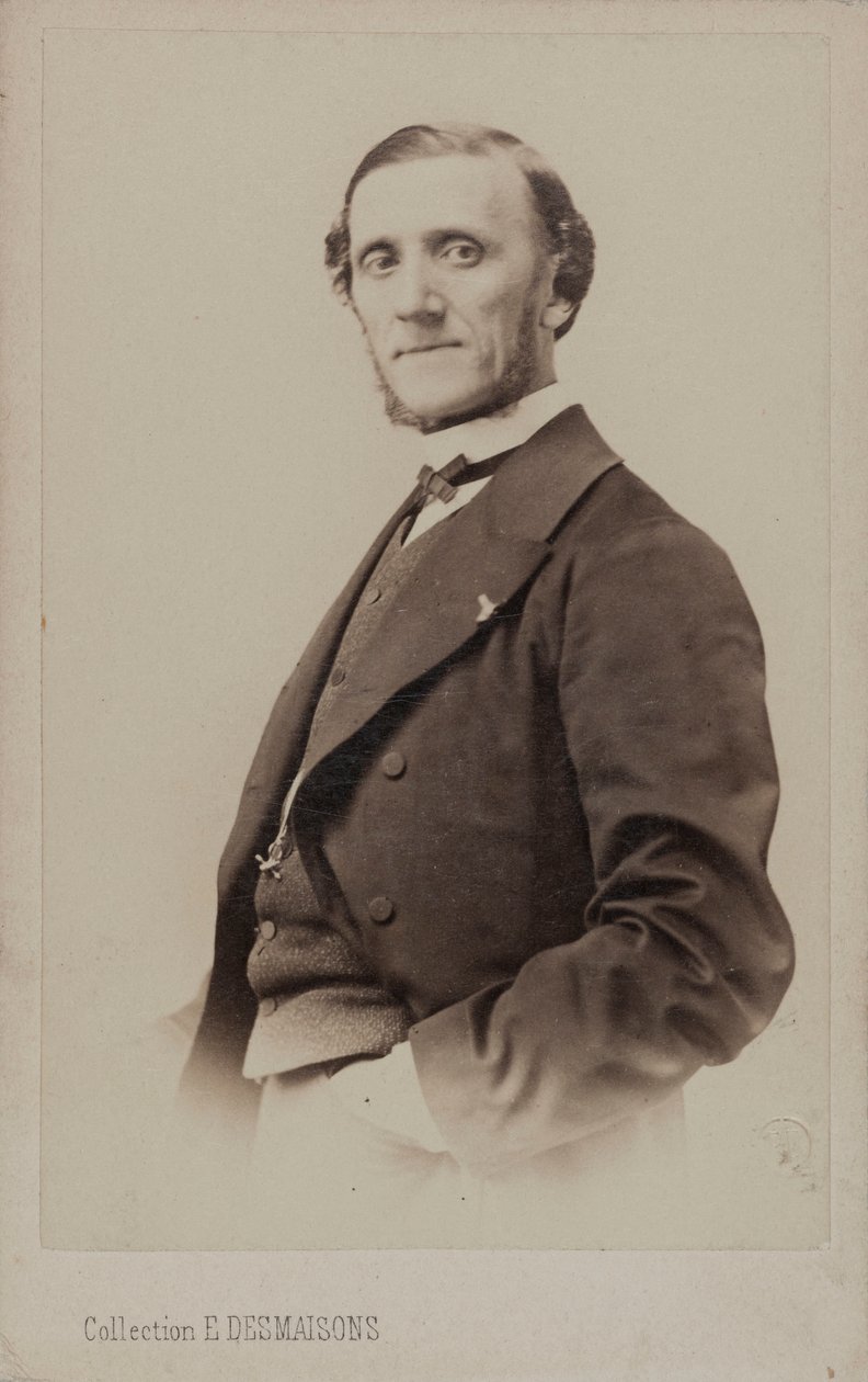 Portrait du pianiste et compositeur Jean-Henri Ravina 1818-1906 - Emile Desmaisons