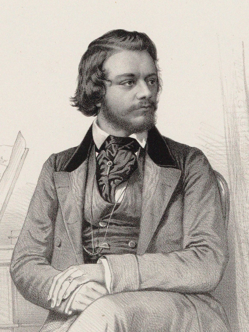 Portrait du pianiste et compositeur Theodor Leschetizky 1830-1915, vers 1860 - Emile Desmaisons