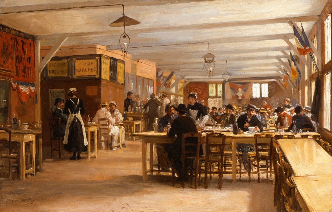 Le café - Emile Georges Weiss