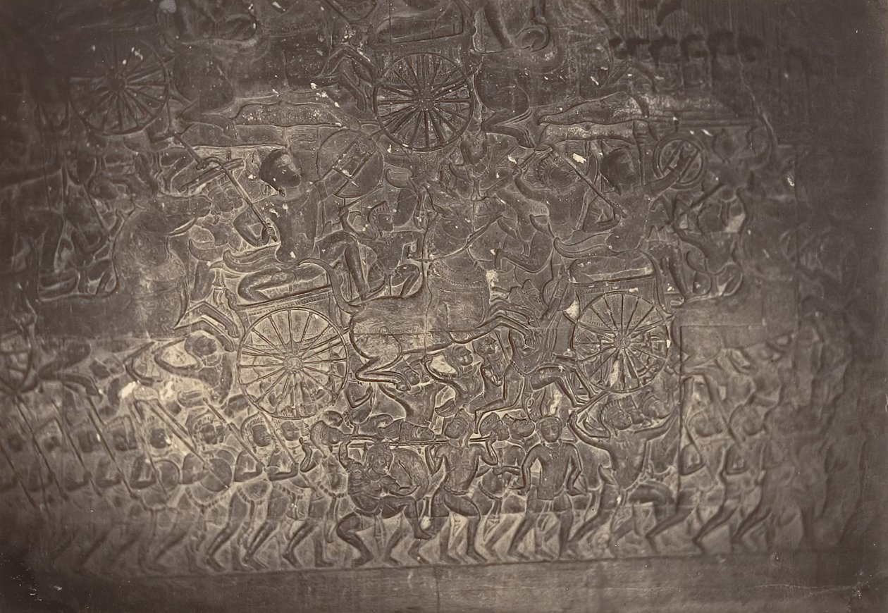 Bas-relief de la Grande Galerie de la Pagode - Emile Gsell