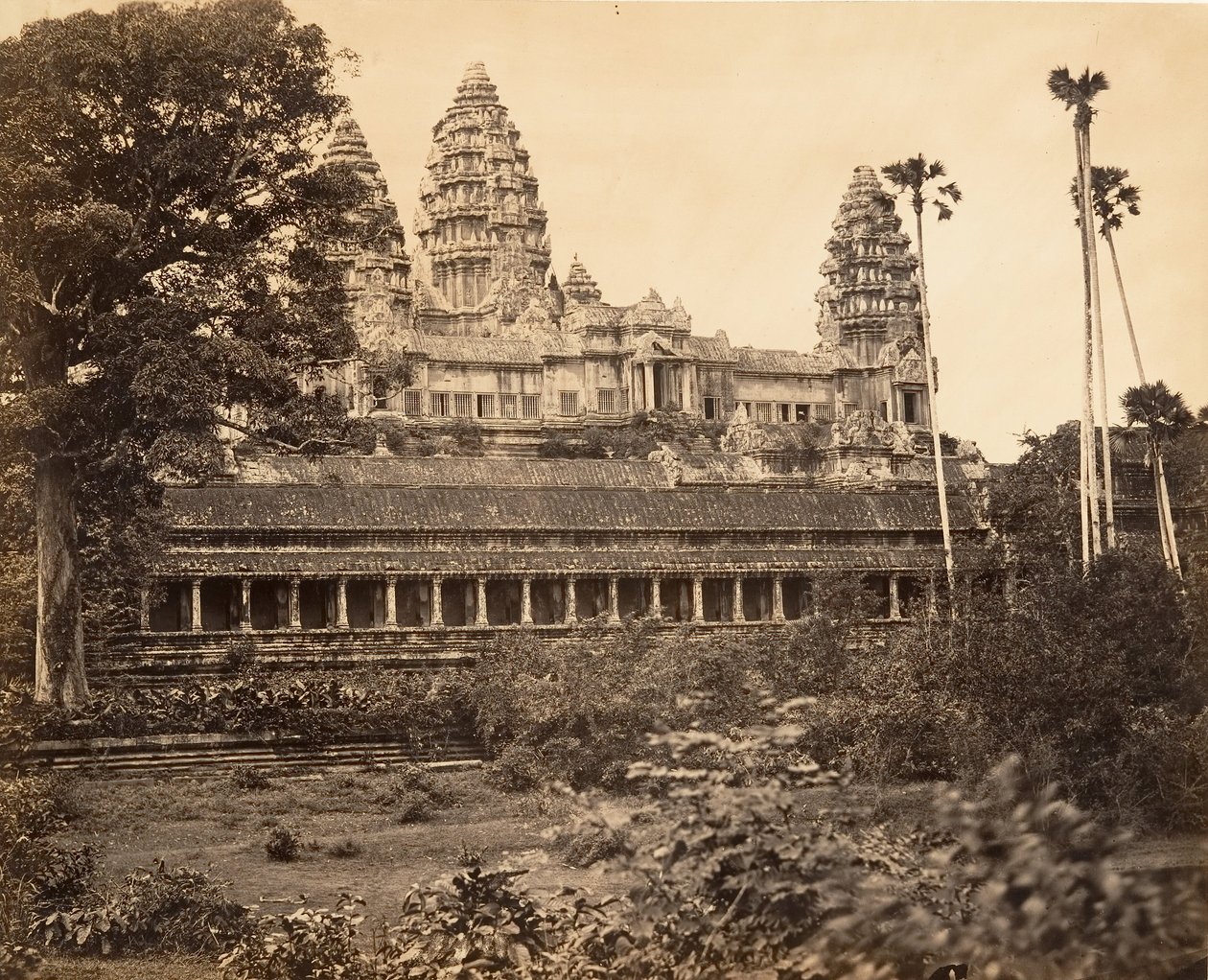 Façade Nord de la Grande Pagode, 1866 - Emile Gsell