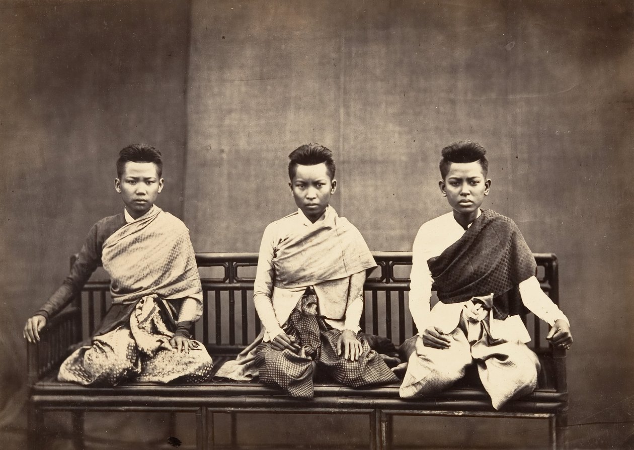 Femmes du Prince Phra-Kéo-Pha - Emile Gsell