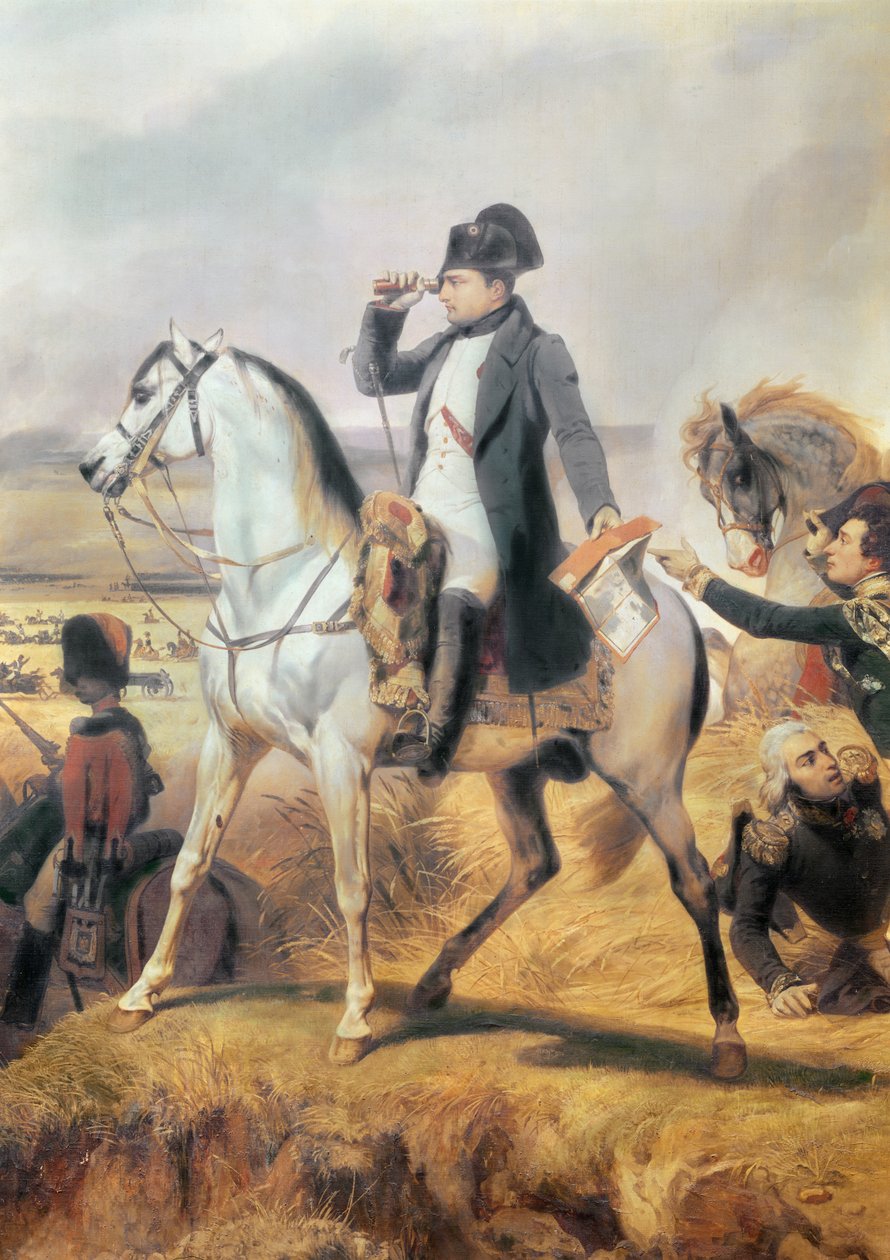(détail) de Napoléon de la Bataille de Wagram, 6 juillet 1809, 1836 - Emile Jean Horace Vernet