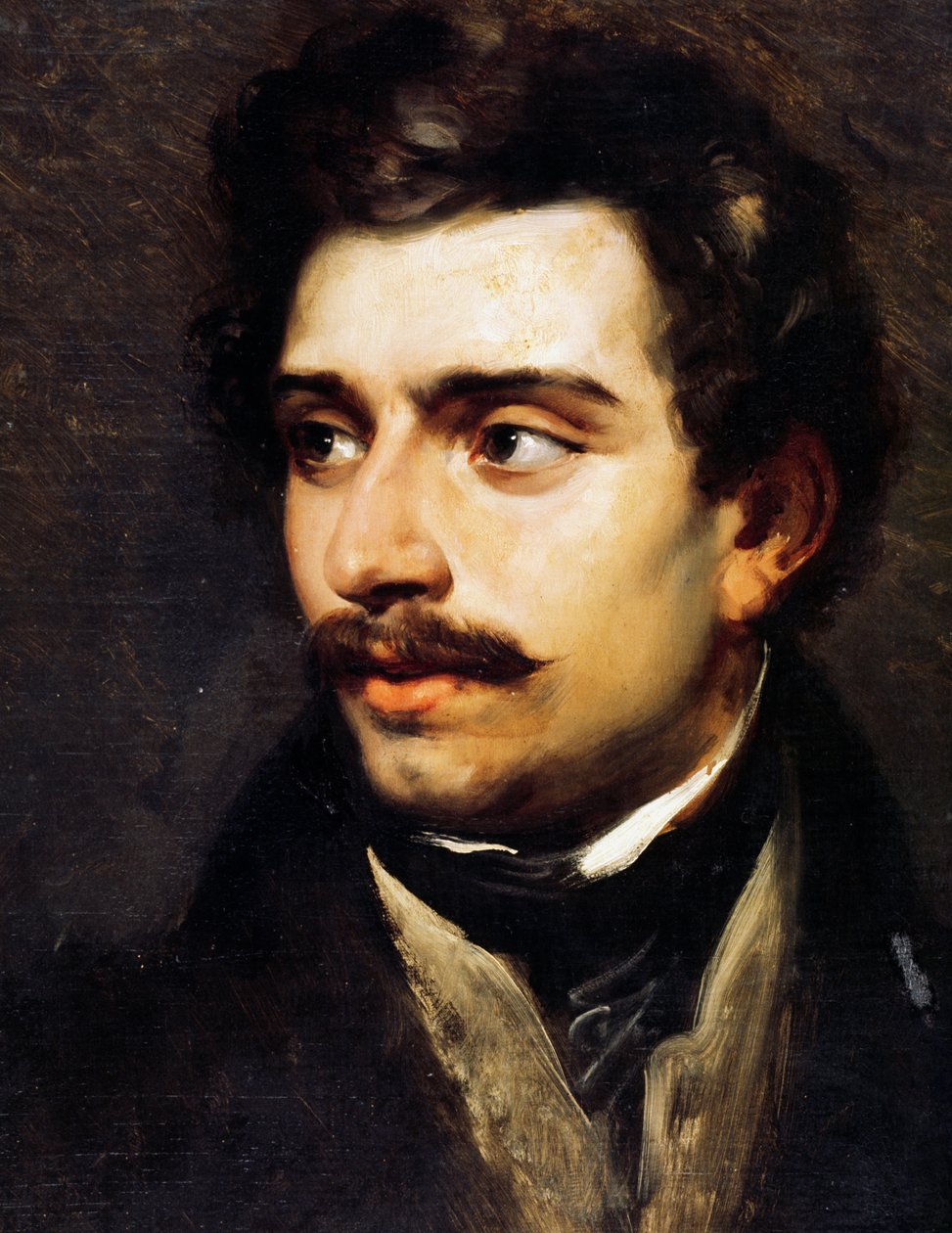 Portrait de Federico Ricci - Emile Jean Horace Vernet