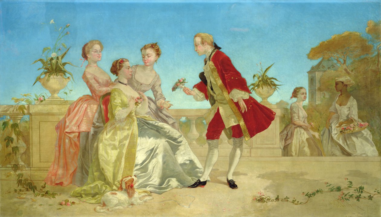 Une visite à sa fiancée - Emile Loubon