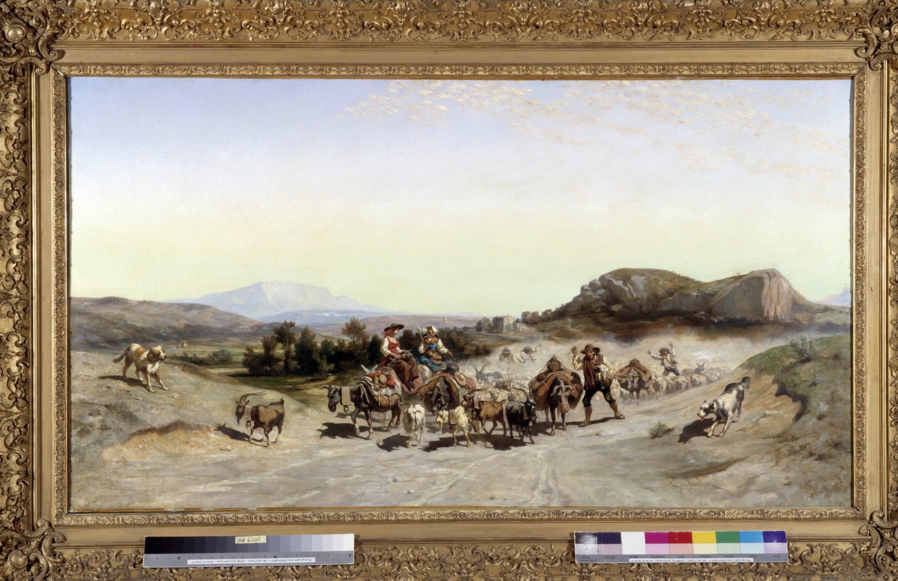 La Montagne Sainte-Victoire et les transhumances - Emile Loubon