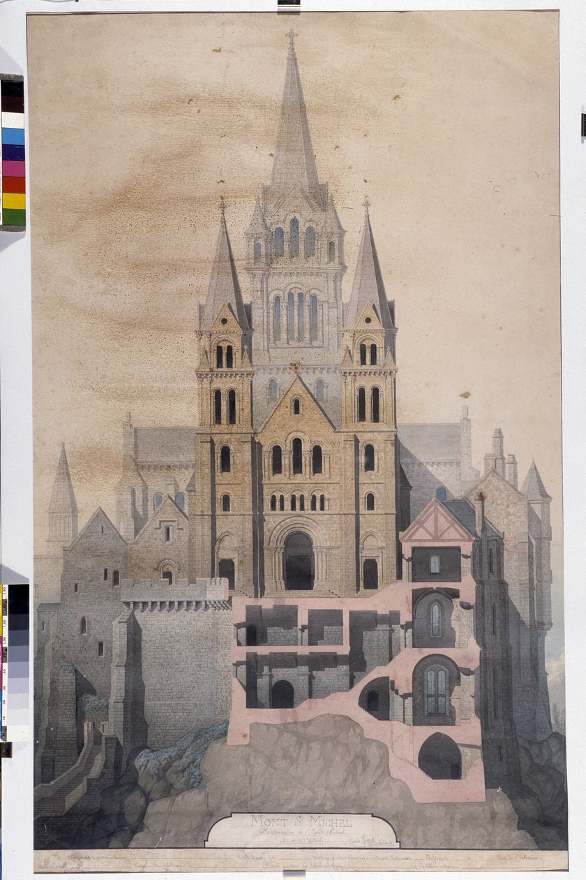 Architecture gothique : façade de l