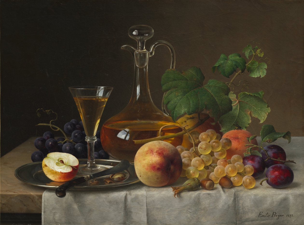Nature morte avec fruits - Emilie Preyer