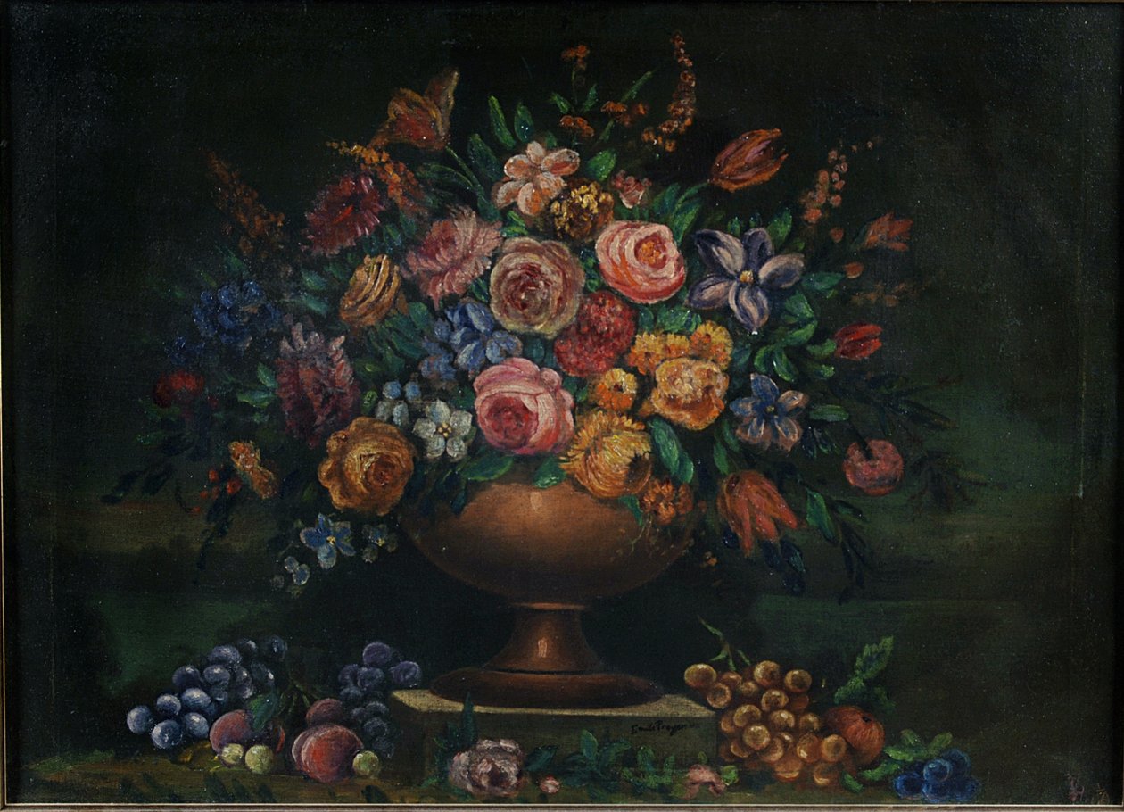 Vase avec des fleurs - Emilie Preyer