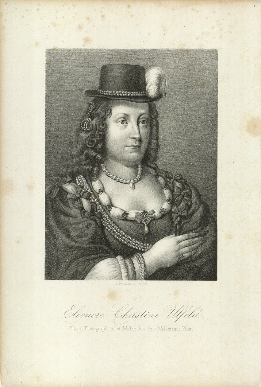 Leonora Christina, comtesse Ulfeldt 1621-1698, 1867 - Emilius Ditlev Baerentzen