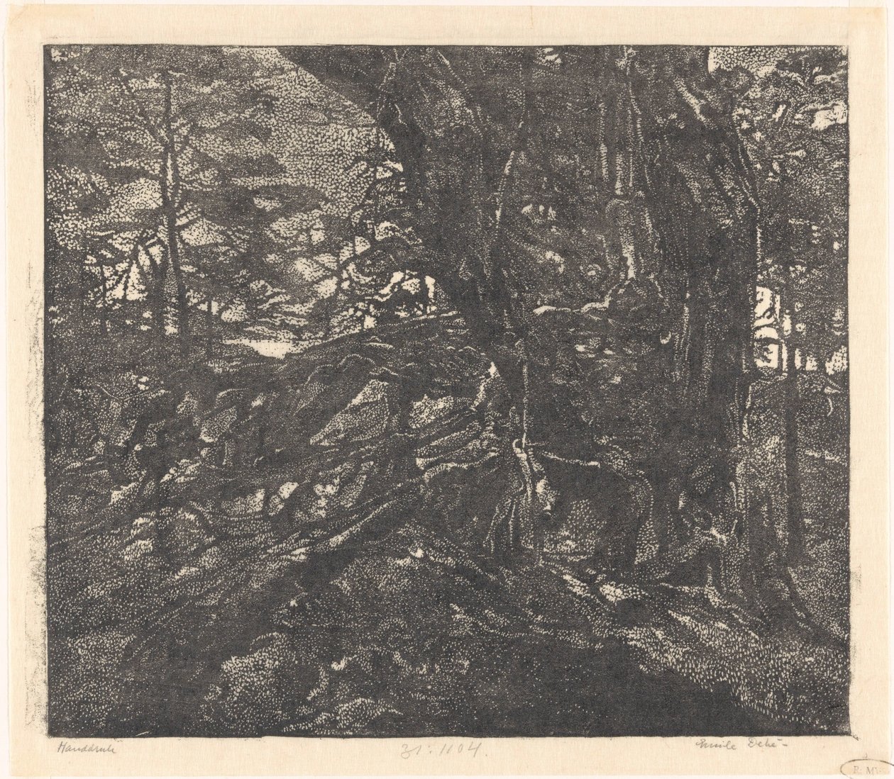 Arbres au bord d