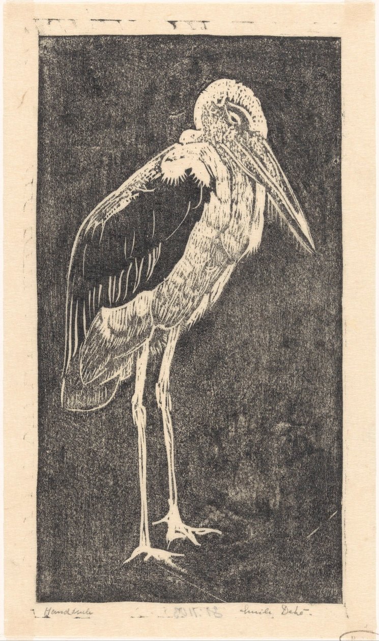 Marabout - Emilius Wilhelmus Dehé (signed by artist)