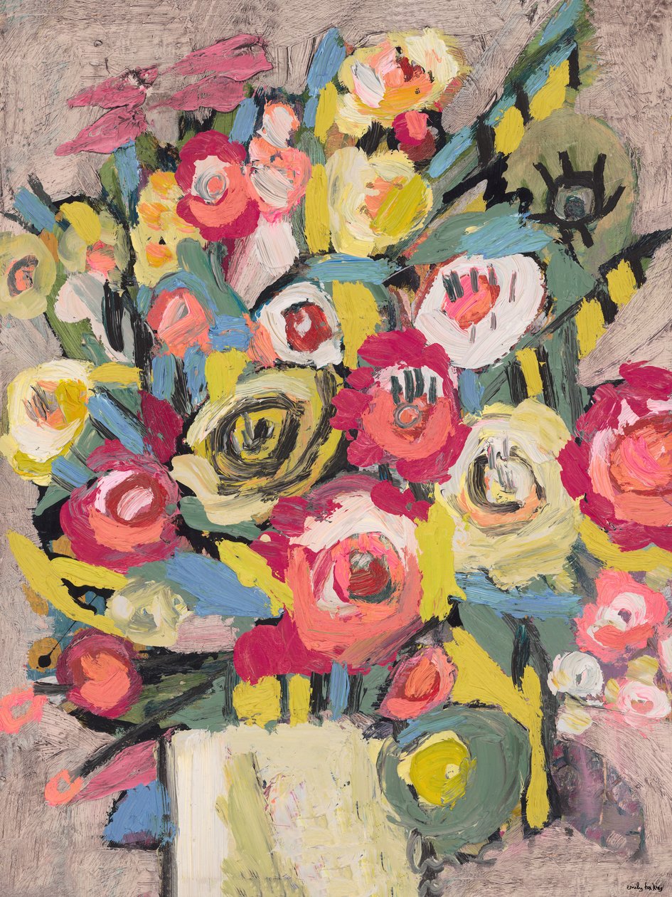 EFK0031, 2018 (huile sur toile) - Emily Fox King