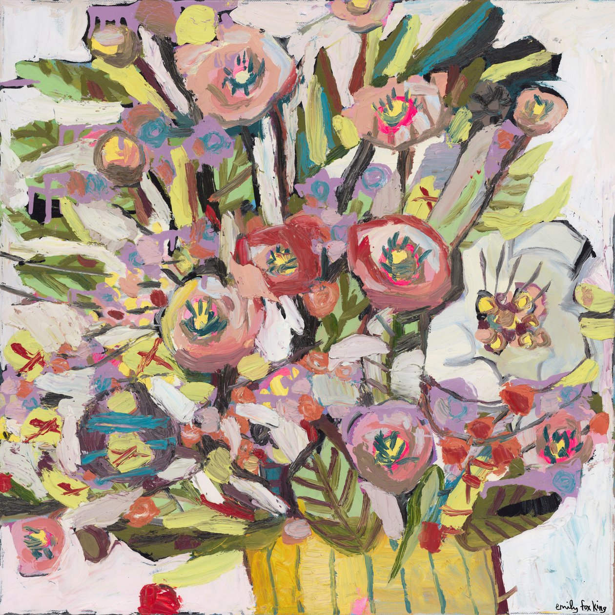 EFK0047, 2018 (huile sur toile) - Emily Fox King