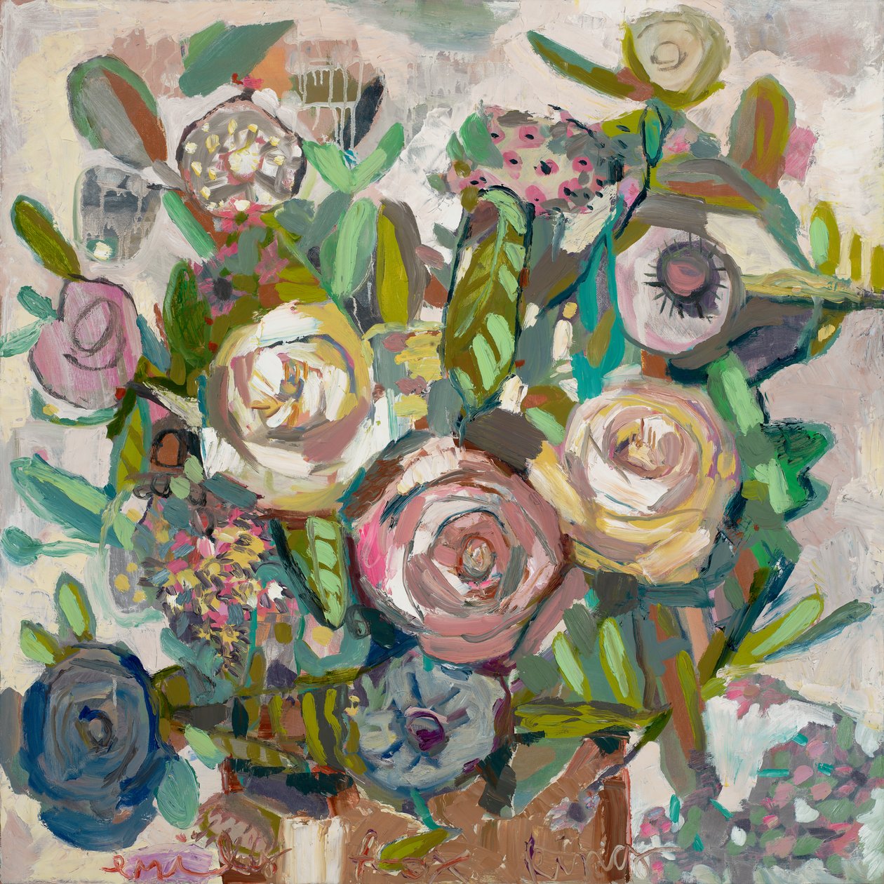 Wild and Reaching, 2020 (huile sur toile) - Emily Fox King