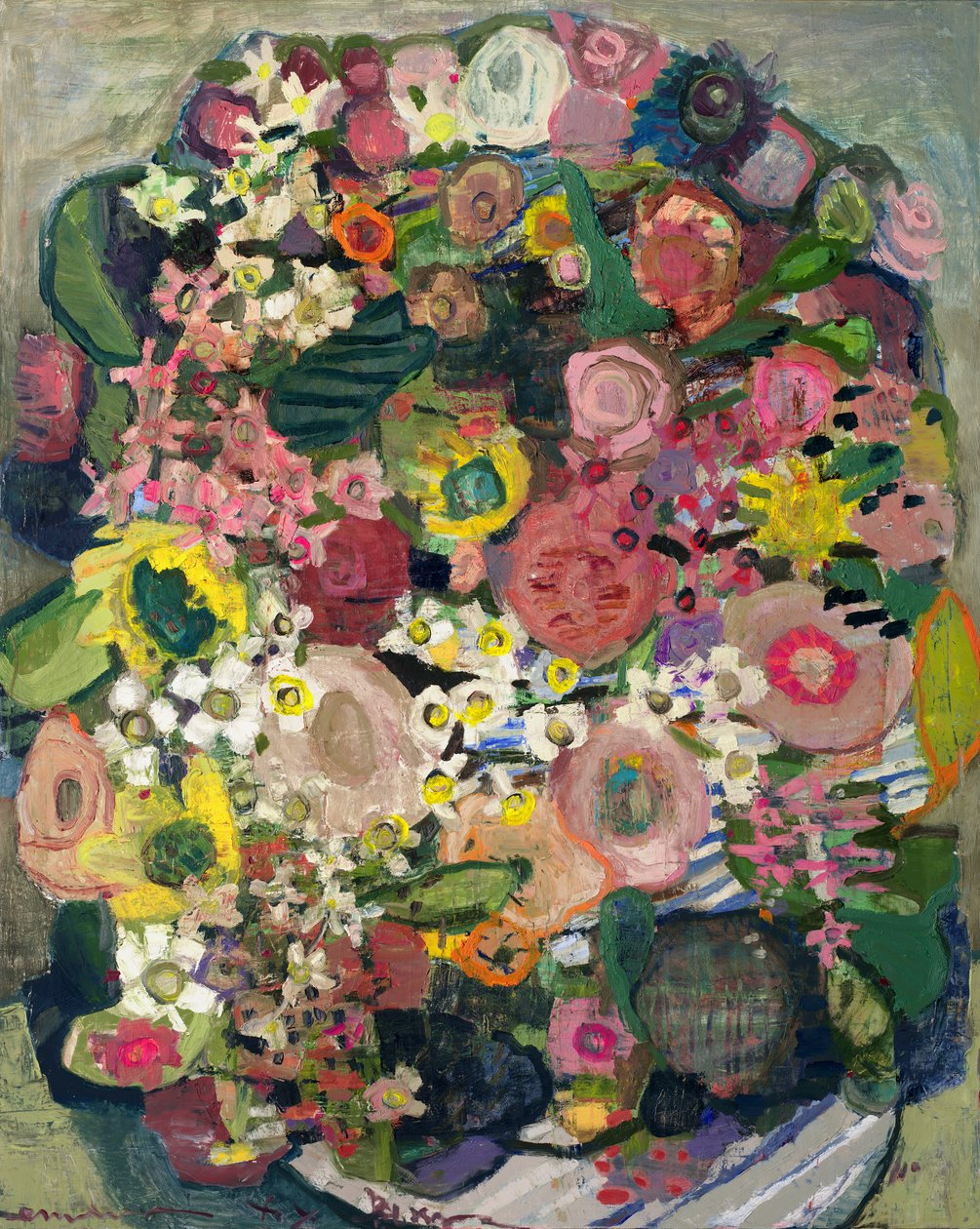 much too much, 2024 (huile sur toile) - Emily Fox King