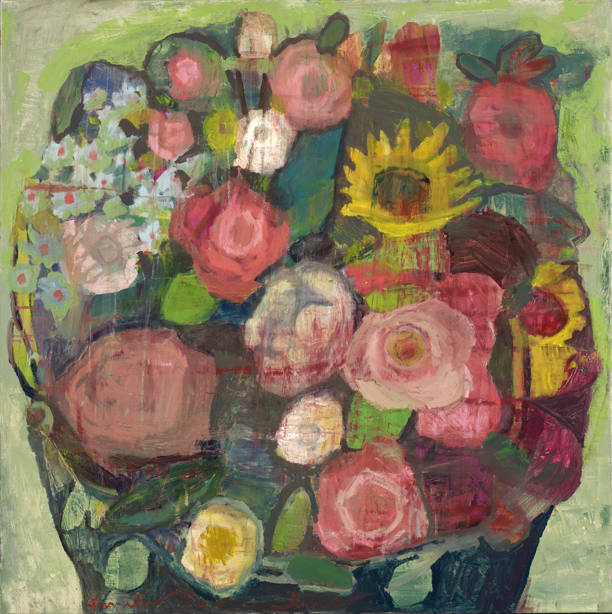 offrande, 2024 (huile sur toile) - Emily Fox King